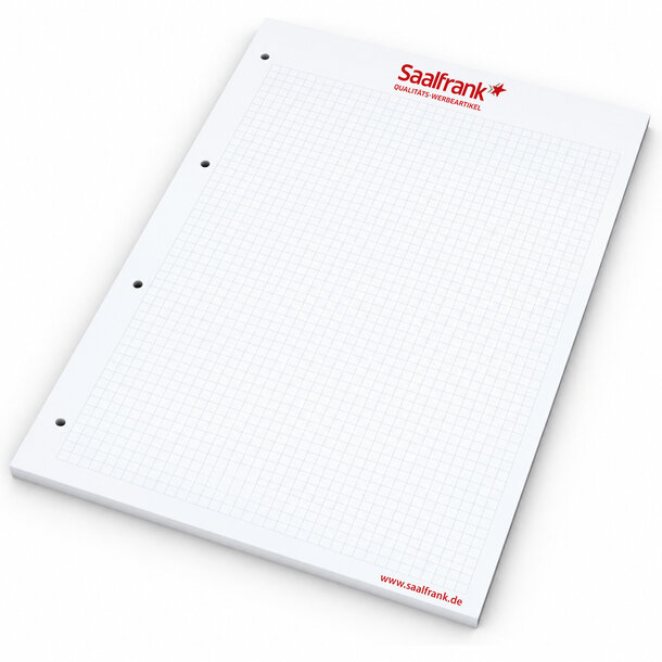 Schreibblock A4, 100 Blatt