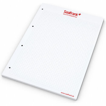 Schreibblock A4, 100 Blatt